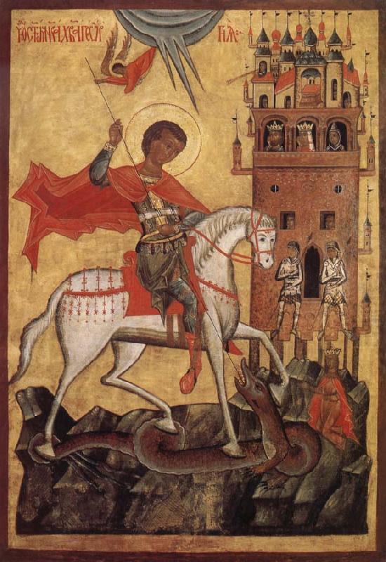 Saint George Slaying the Dragon, unknow artist